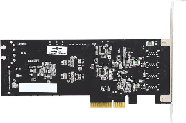Alt view image 5 of 5 - VANTEC Quad Chip 4-Port Dedicated 5Gbps USB 3.0 PCIe Host Card Model UGT-PCE430-4C