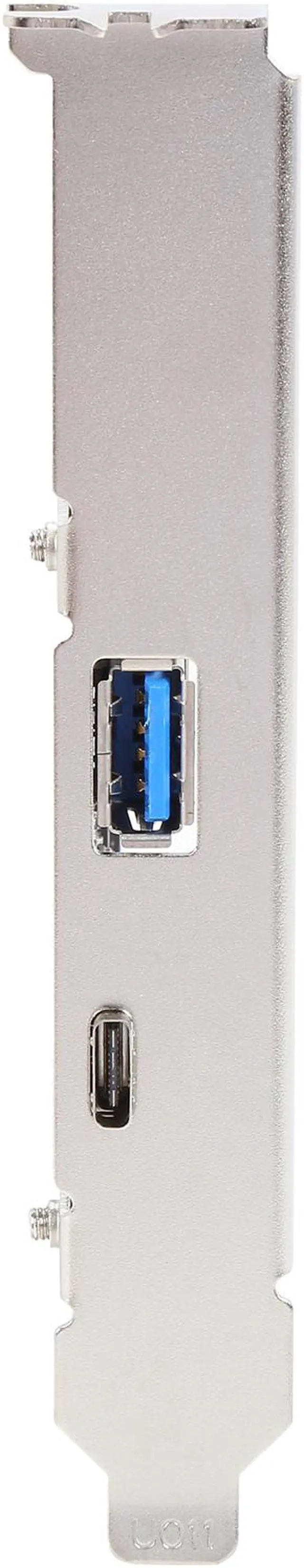 Alt view image 3 of 5 - VANTEC 2-Port USB 3.1 Gen II Type A/C PCIe Host Card Model UGT-PC371AC