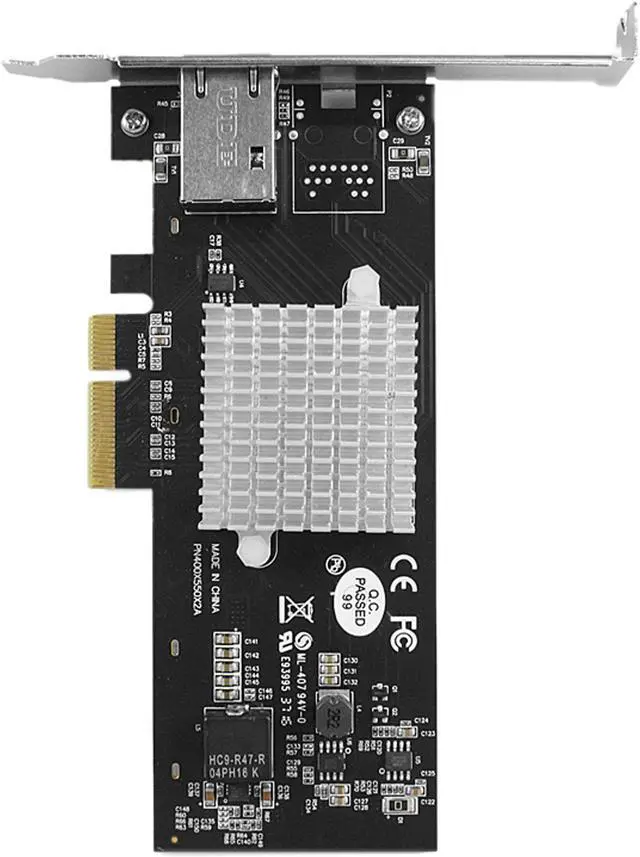 Alt view image 3 of 6 - VANTEC UGT-PC200GNA 1-Port 10G Network PCIe Card With Intel X550-AT Chip