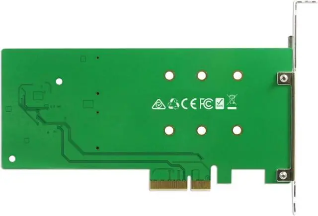 Alt view image 4 of 7 - VANTEC UGT-M2PC300R Dual M.2 SSD RAID PCIe X4 Host Card