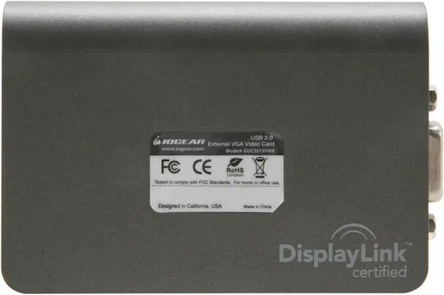 Alt view image 4 of 6 - IOGEAR GUC2015VW6 USB 2.0 External VGA Video Card Multi-Language Version (Tri-language Package)