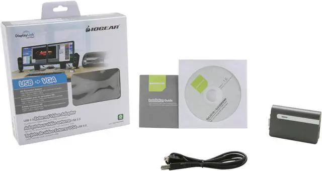 Alt view image 6 of 6 - IOGEAR GUC2015VW6 USB 2.0 External VGA Video Card Multi-Language Version (Tri-language Package)