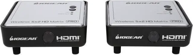Alt view image 6 of 11 - IOGEAR GWHDMS52MBK2 Long Range Wireless 5x2 HDMI Matrix PRO with 1 Additional Receiver