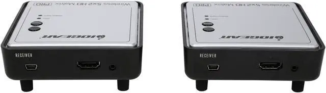 Alt view image 8 of 11 - IOGEAR GWHDMS52MBK2 Long Range Wireless 5x2 HDMI Matrix PRO with 1 Additional Receiver