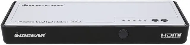 Alt view image 2 of 10 - IOGEAR GWHDMS52MBK4 Long-Range HDMI® Wireless Video 5x2 Matrix PRO with 4 Receivers
