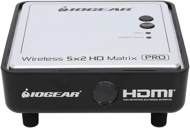 Alt view image 5 of 10 - IOGEAR GWHDMS52MBK4 Long-Range HDMI® Wireless Video 5x2 Matrix PRO with 4 Receivers