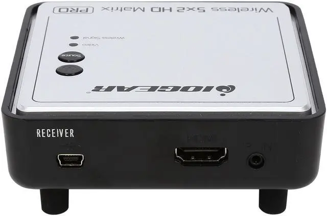Alt view image 7 of 10 - IOGEAR GWHDMS52MBK4 Long-Range HDMI® Wireless Video 5x2 Matrix PRO with 4 Receivers