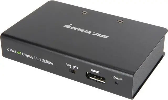 Main image of IOGEAR 2-Port DisplayPort 1.2 Cinema 4K Splitter & Multi-Monitor MST Hub GDPSP2