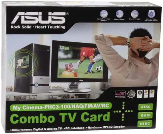 Alt view image 9 of 9 - ASUS My Cinema-PHC3-100/NAQ/FM/AV/RC TV Tuner Card PCI Interface