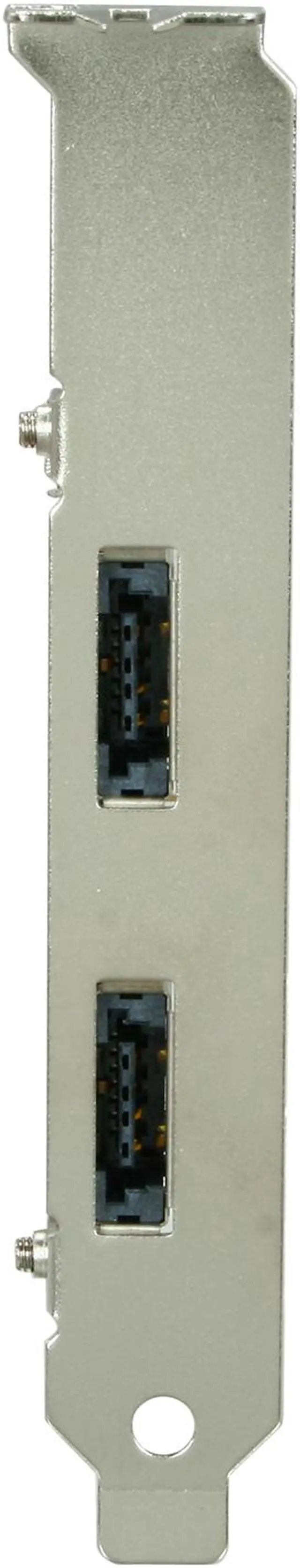 Alt view image 2 of 6 - GWC 2-Port USB 2.0 Power-over-eSATA PCI-E Card with Power Cable, USB and eSATA interface PCI Express Card