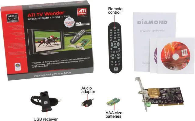 Alt view image 4 of 4 - DIAMOND TVW600PCI ATI TV Wonder HD 600