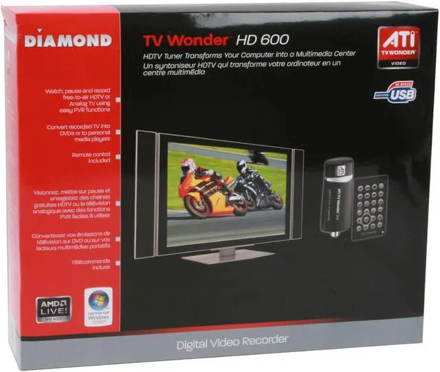 Alt view image 8 of 8 - DIAMOND TVW600USB ATI TV Wonder HD 600