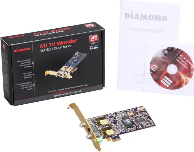Alt view image 5 of 5 - DIAMOND TVW650PCIEV ATI TV Wonder HD 650 Combo Tuner