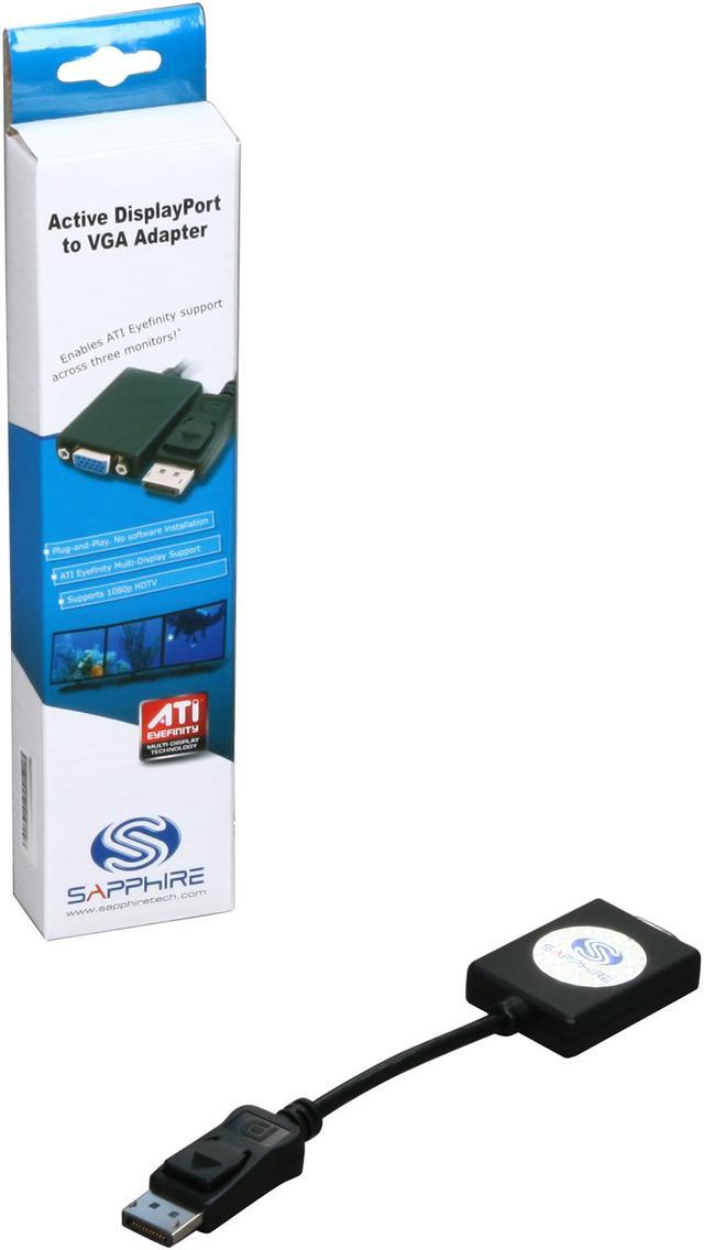Alt view image 4 of 4 - SAPPHIRE 100916 Active DisplayPort to VGA Adaper