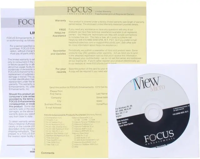 Alt view image 7 of 9 - Focus Enhancements 444-8600 TView Micro