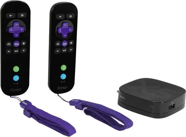 Main image of Roku 2 XS 1080p HD Streaming Media Player Bundle- 2 Motion Sensor Controls & Angry Birds