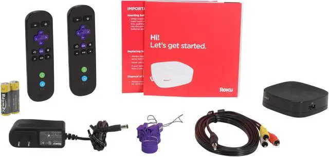 Alt view image 10 of 10 - Roku 2 XS 1080p HD Streaming Media Player Bundle- 2 Motion Sensor Controls & Angry Birds