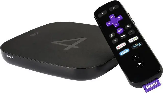 Main image of Roku 4 Streaming Media Player 4K UHD (4400R) Refurbished
