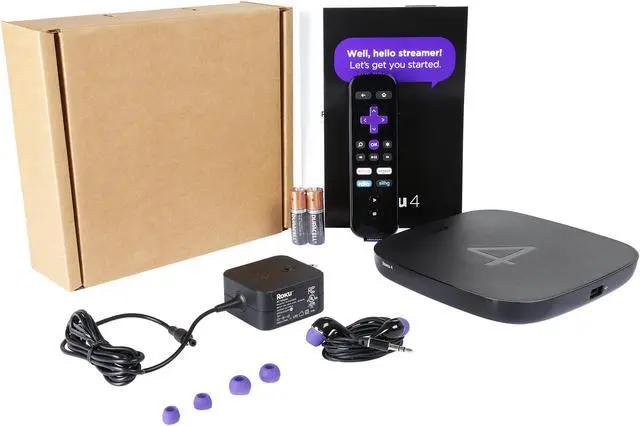 Alt view image 6 of 6 - Roku 4 Streaming Media Player 4K UHD (4400R) Refurbished