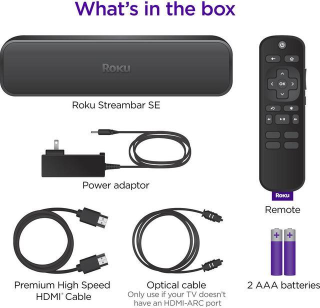 Alt view image 10 of 12 - Roku Streambar SE HD/4K/HDR Stereo Soundbar