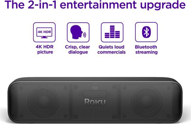 Alt view image 4 of 12 - Roku Streambar SE HD/4K/HDR Stereo Soundbar