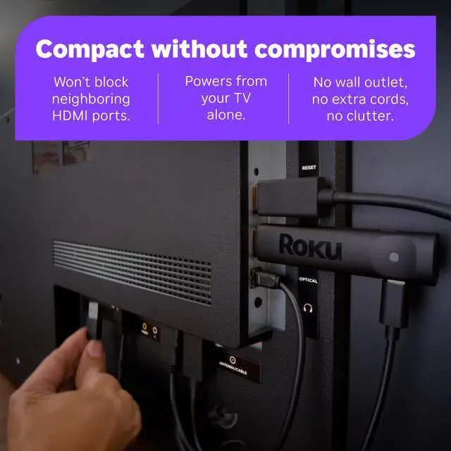 Alt view image 5 of 10 - Roku Streaming Stick 2025 - HD Roku Streaming Device for TV with Voice Remote - Free & Live TV (3840R)