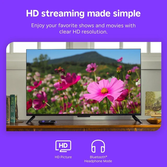Alt view image 6 of 14 - Roku Streaming Stick 2025 - HD Roku Streaming Device for TV with Voice Remote - Free & Live TV (3840R)