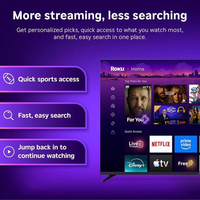Alt view image 12 of 14 - Roku Streaming Stick 2025 - HD Roku Streaming Device for TV with Voice Remote - Free & Live TV (3840R)