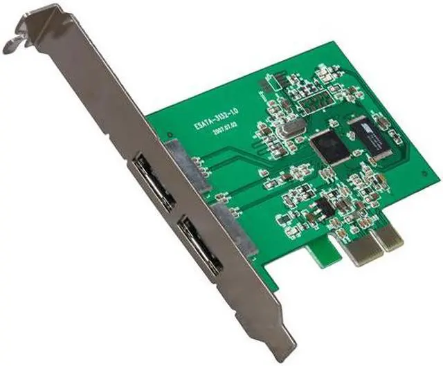 Main image of AMS 2-Port eSATA PCI-E Host Controller Model SP-PCIE3132