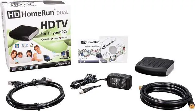 Alt view image 5 of 5 - SiliconDust HDHomeRun Dual HDHR3-US HD Digital Network Attached TV Tuner Device