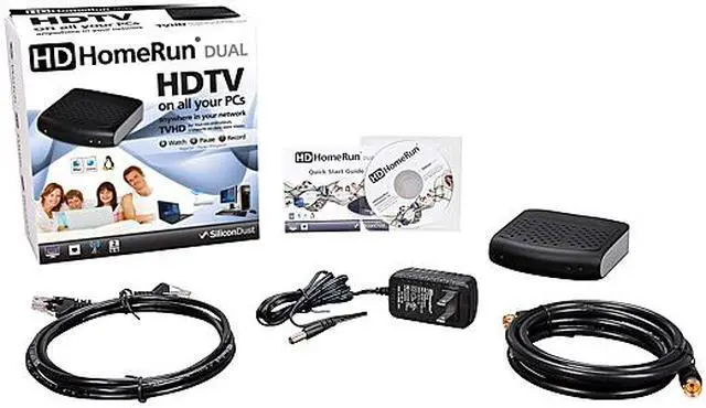 Alt view image 4 of 4 - SiliconDust HDHR3-US(CA) HDHomeRun DUAL Tuner TV Box W/ Network Sharing