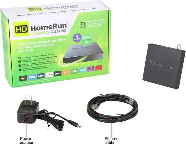 Alt view image 7 of 7 - SiliconDust HDHR5-4US(CA) HomeRun Connect Quatro 4-Tuner Cord Cutter