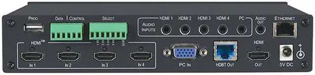 Alt view image 2 of 2 - Kramer 18G 4K Presentation Switcher/Scaler with HDBaseT & HDMI Simultaneous Outputs VP-440X (87-00002090)
