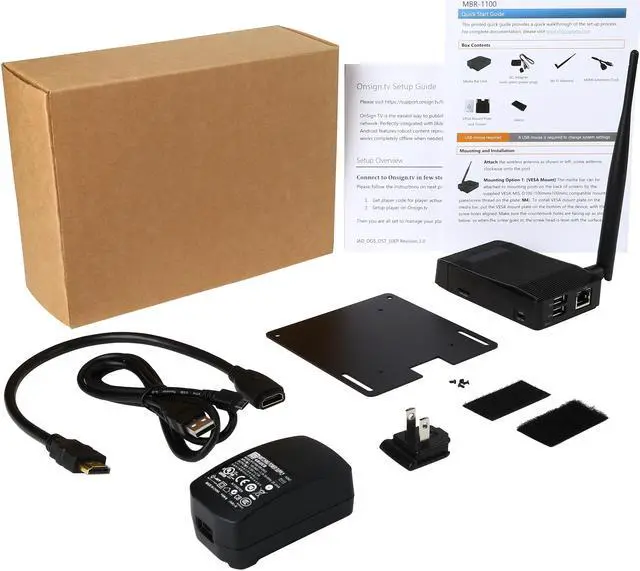 Alt view image 5 of 5 - IAdea MBR-1100 Plug-n-play 1080p Digital Signage Media Player w/ 3 month Subscription OnSign TV Software