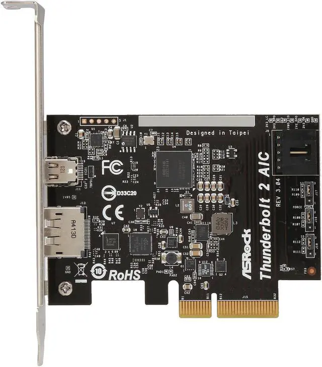 Alt view image 3 of 5 - ASRock Add-On Card Model Thunderbolt 2 AIC