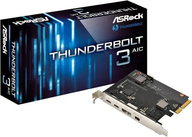 Alt view image 6 of 6 - ASRock Add-On Card Model THUNDERBOLT 3 AIC