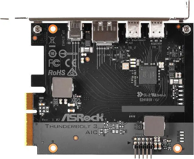 Alt view image 4 of 6 - ASRock Add-On Card Model THUNDERBOLT 3 AIC
