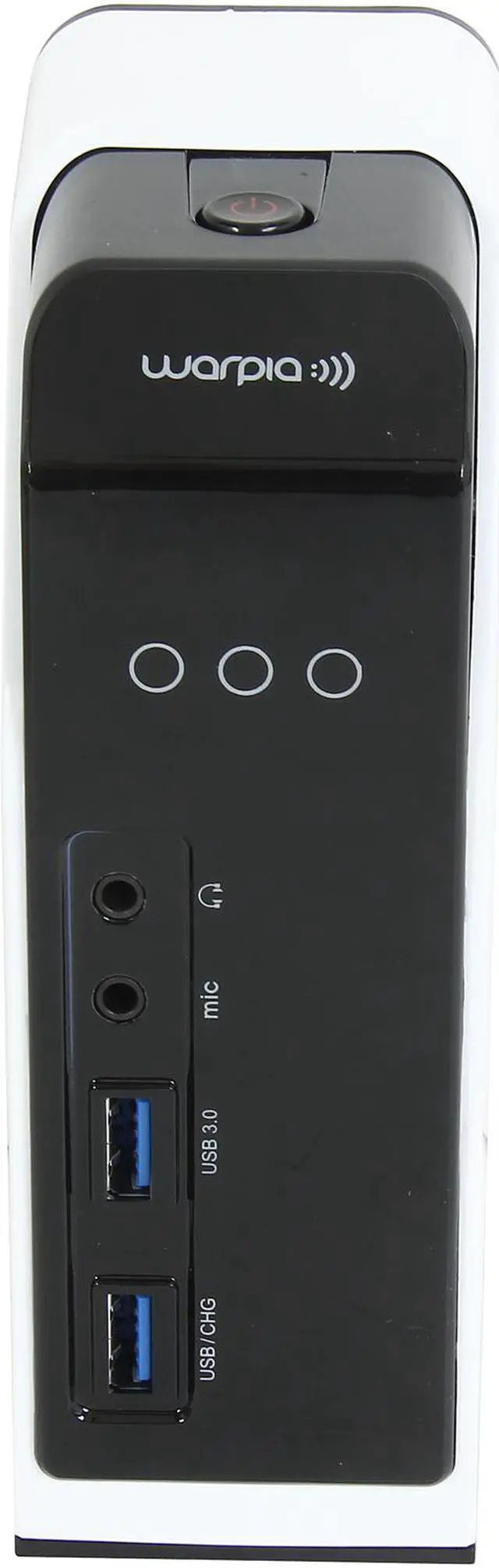 Alt view image 2 of 6 - Warpia SWP240 USB 3.0 Universal Dual Monitor Docking Station with Fast Charging USB Power