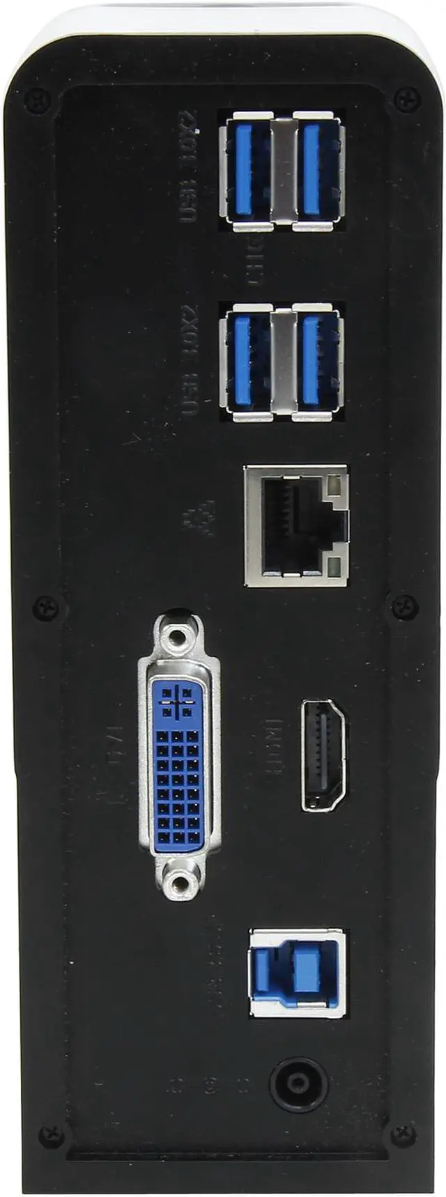 Alt view image 4 of 6 - Warpia SWP240 USB 3.0 Universal Dual Monitor Docking Station with Fast Charging USB Power