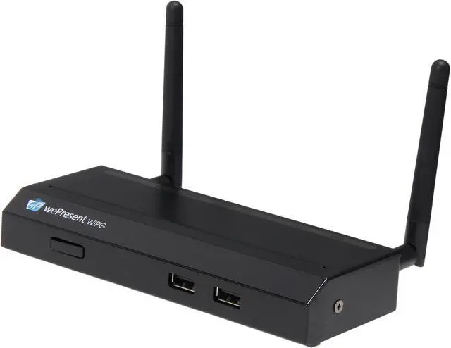 Main image of WePresent WiPG-1000 Wireless Interactive Presentation Gateway - WiFi b/g/n, Connects Up to 64 users, HDMI, VGA, 1080p, WAP, USB, 4-to-1 Projection