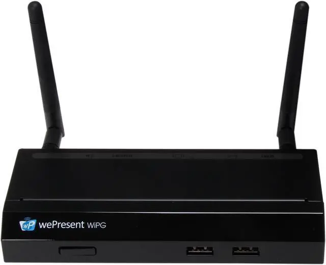 Alt view image 2 of 6 - WePresent WiPG-1000 Wireless Interactive Presentation Gateway - WiFi b/g/n, Connects Up to 64 users, HDMI, VGA, 1080p, WAP, USB, 4-to-1 Projection