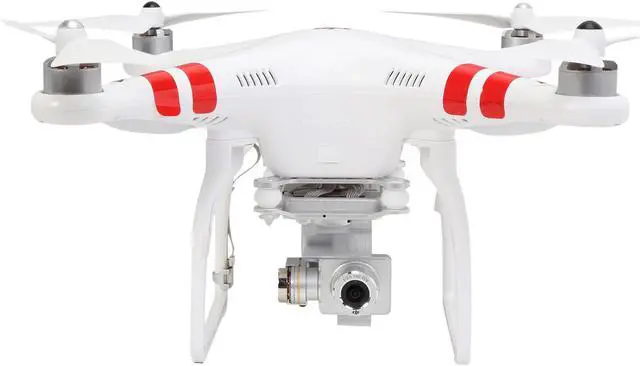 Alt view image 3 of 12 - DJI Phantom 2 Vision+ v3.0 Quadcopter with Gimbal-Stabilized 14MP 1080p Camera CP.PT.000084