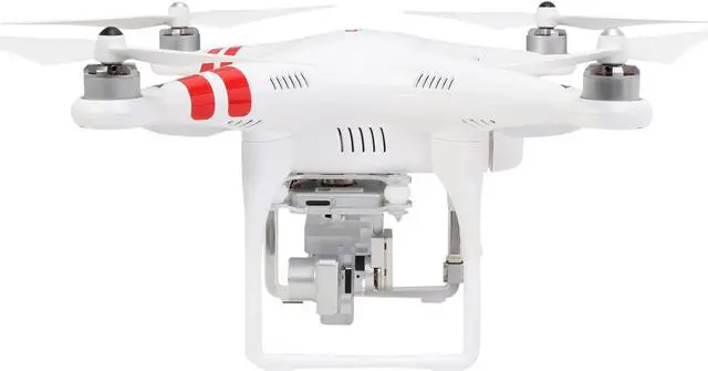 Alt view image 4 of 12 - DJI Phantom 2 Vision+ v3.0 Quadcopter with Gimbal-Stabilized 14MP 1080p Camera CP.PT.000084