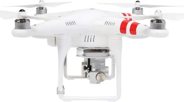 Alt view image 6 of 12 - DJI Phantom 2 Vision+ v3.0 Quadcopter with Gimbal-Stabilized 14MP 1080p Camera CP.PT.000084