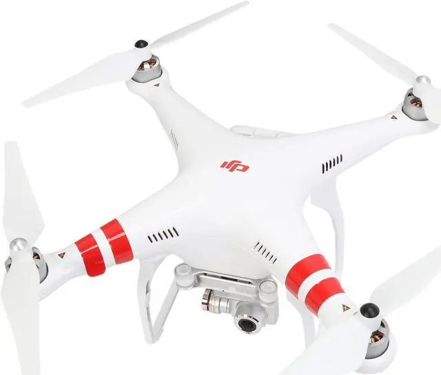 Alt view image 7 of 12 - DJI Phantom 2 Vision+ v3.0 Quadcopter with Gimbal-Stabilized 14MP 1080p Camera CP.PT.000084