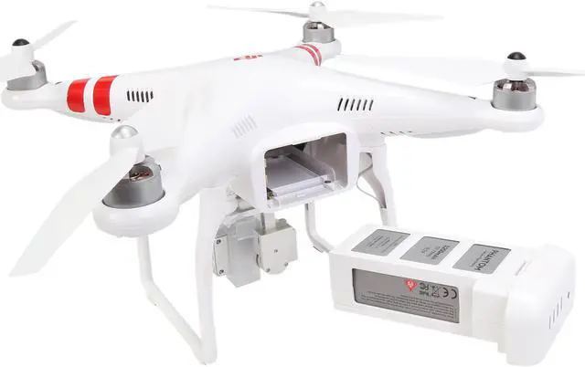 Alt view image 8 of 12 - DJI Phantom 2 Vision+ v3.0 Quadcopter with Gimbal-Stabilized 14MP 1080p Camera CP.PT.000084