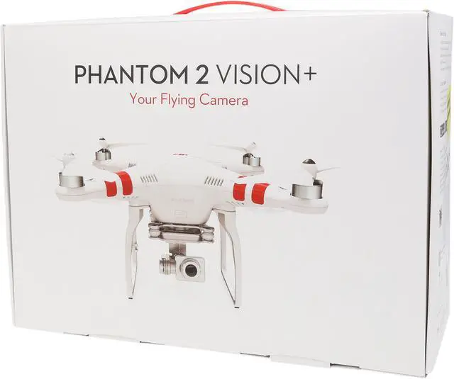 Alt view image 12 of 12 - DJI Phantom 2 Vision+ v3.0 Quadcopter with Gimbal-Stabilized 14MP 1080p Camera CP.PT.000084