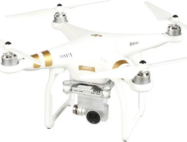 Main image of DJI Phantom 3 Pro Quadcopter Drone with 4K Camera and Remote Controller, White, CP.PT.000181
