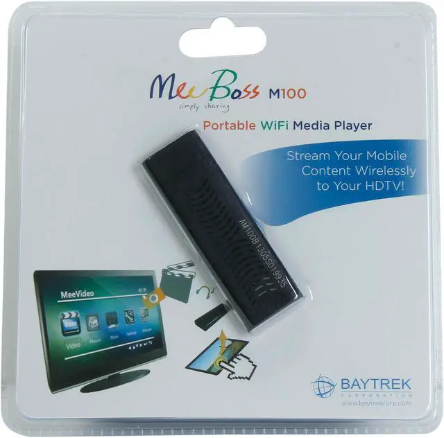 Alt view image 7 of 7 - MeeBoss M100 Streaming Media Player - HDMI Dongle, Stream From Apps, USB, or Miracast Mirroring