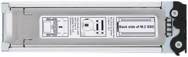 Alt view image 4 of 14 - ICY DOCK ToughArmor MB840M2P-B M.2 NVMe SSD to PCIe 3.0 x4 Removable SSD Mobile Rack for PCIe Expansion Slot